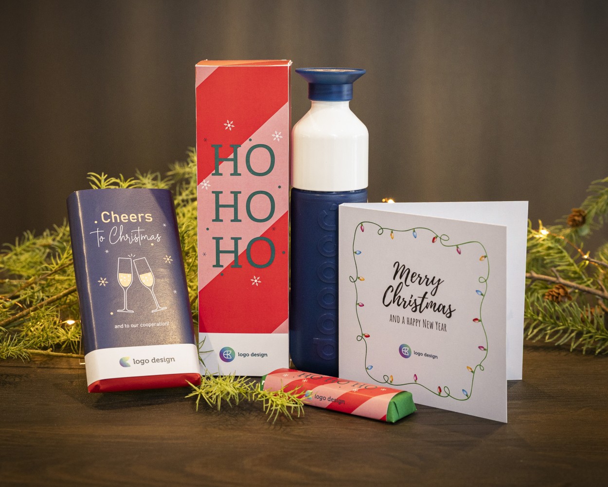 Kerstpakketten bedrukken