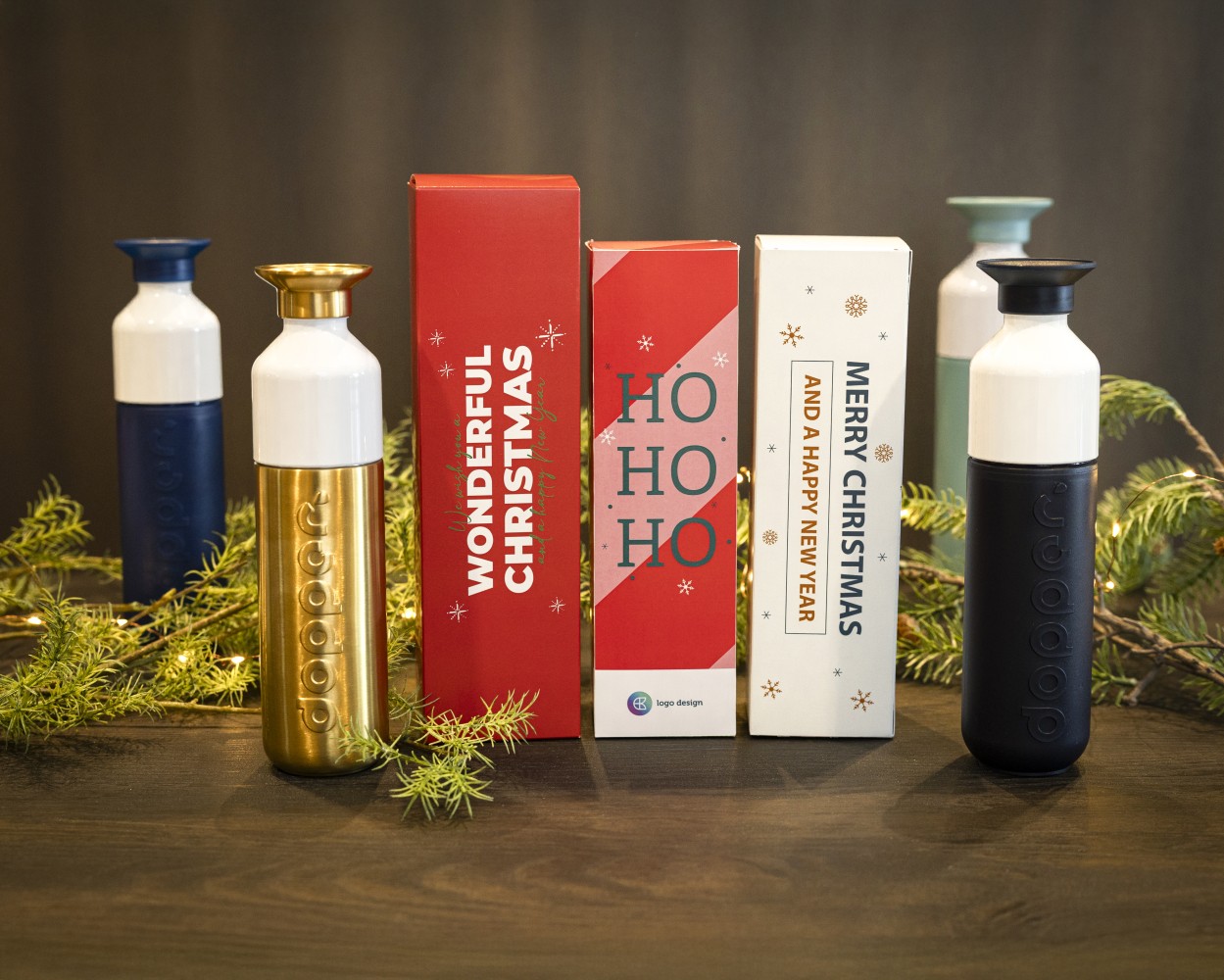 Kerstpakketten bedrukken