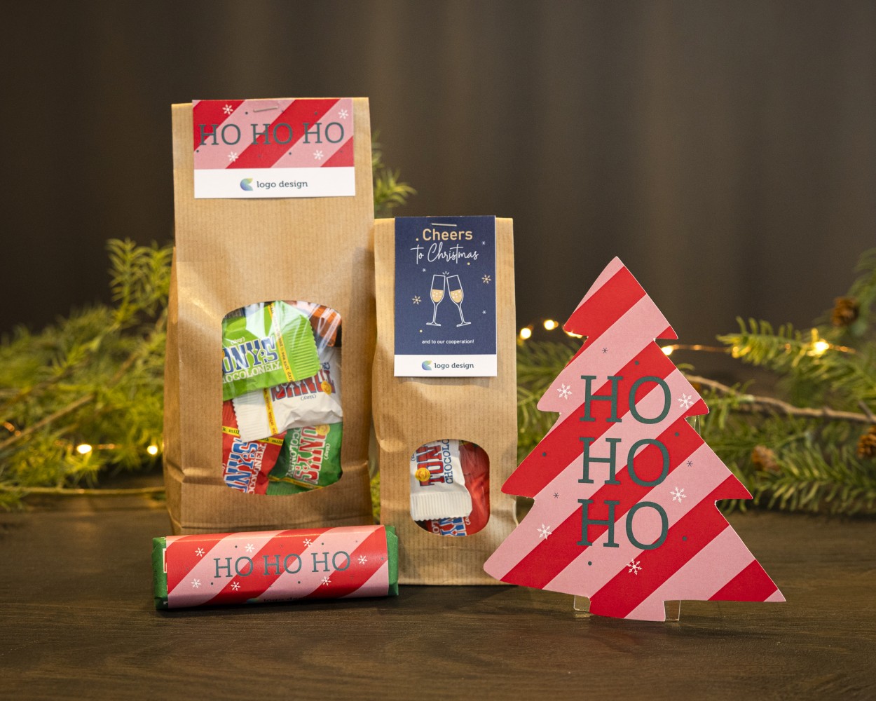 Kerstpakketten bedrukken