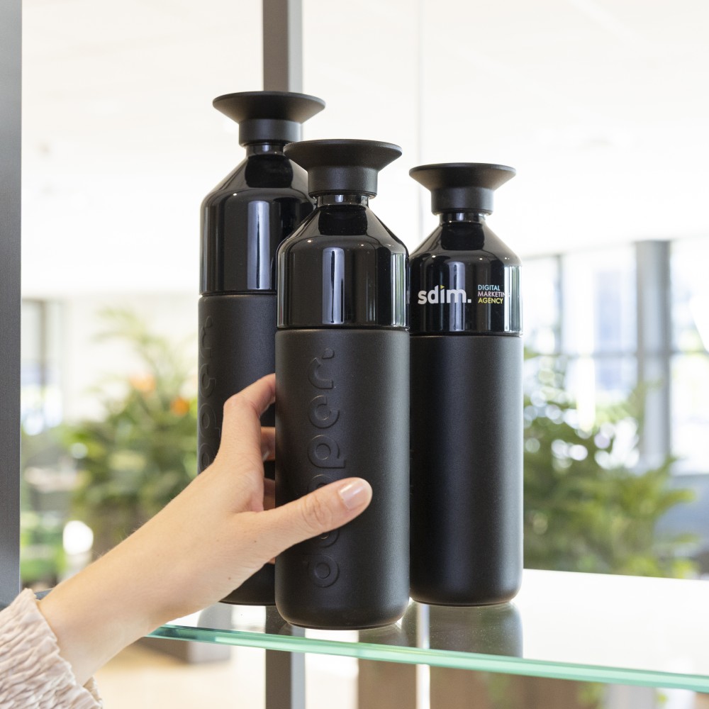 Dopper Insulated zwart bedrukken met je logo