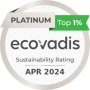 Logo van Ecovadis certificering