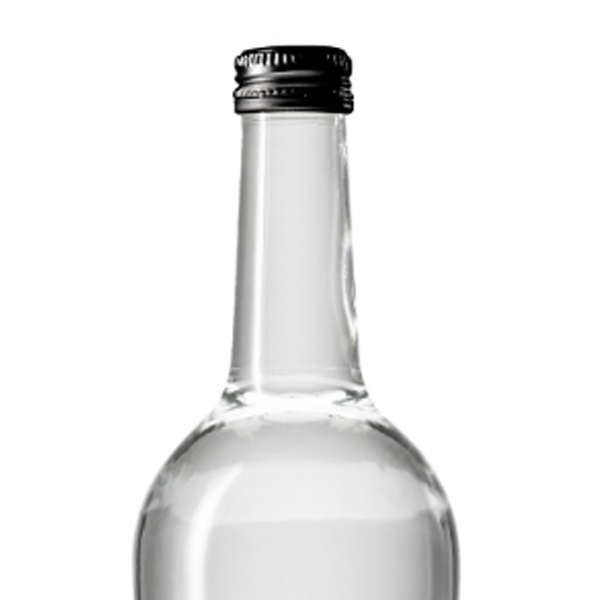 Glazen fles 330 ml met water - Afbeelding 2