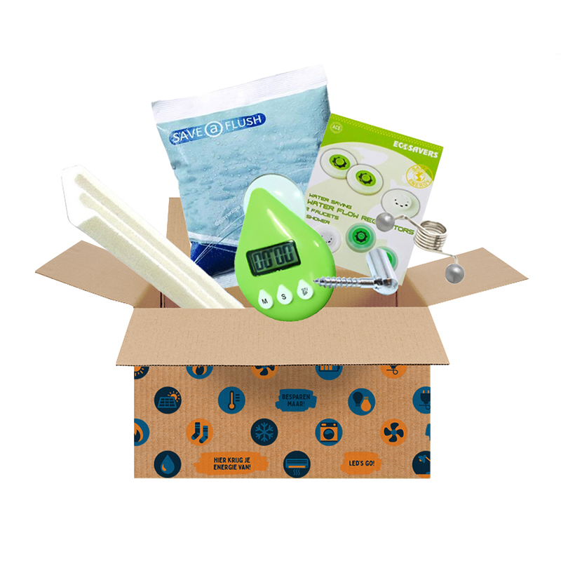 Energiebespaarbox klein gas en water