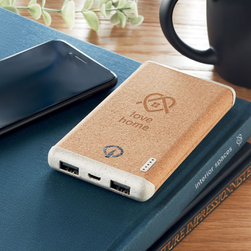 Powerbank kurk en tarwestro - Afbeelding 3
