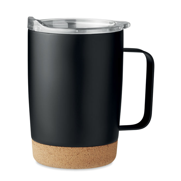 LAMBDA COFFEE® Roestvrijstalen Beker 2x360ml Thermobeker met Handgreep | Dubbelwandige Geïsoleerde Koffiebeker | Bekerset voor Camping & Outdoor | Thermo Koffiebeker (Groen