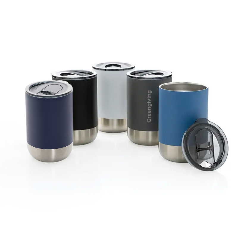 Beker gerecycled RVS