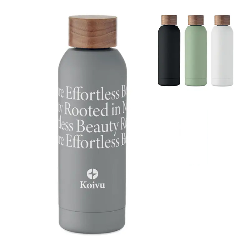 Fles gerecycled RVS enkelwandig