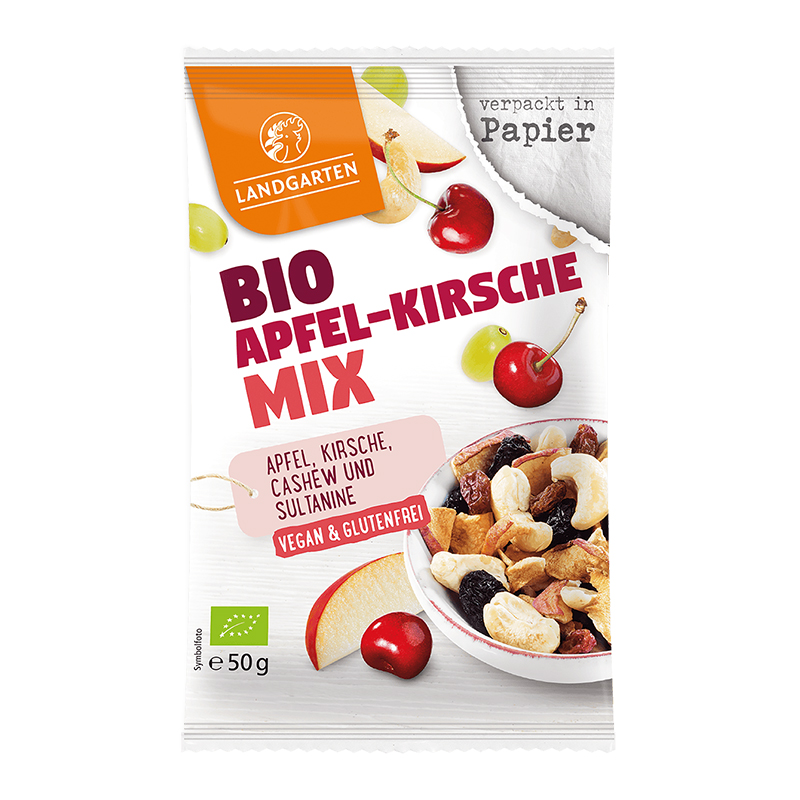 Biologische snackmix appel-kers - Afbeelding 3