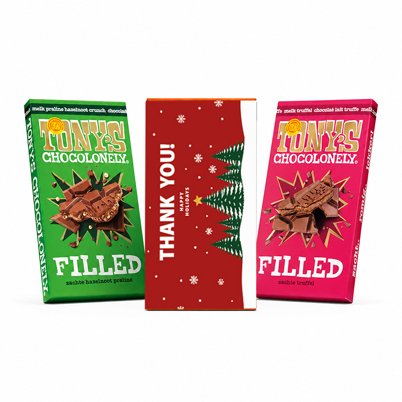 Tony’s Chocolonely Filled reep | Kerst
