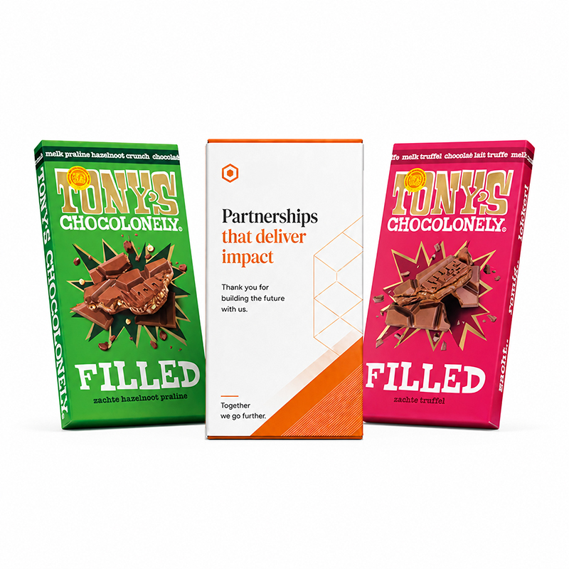 Tony’s Chocolonely filled reep