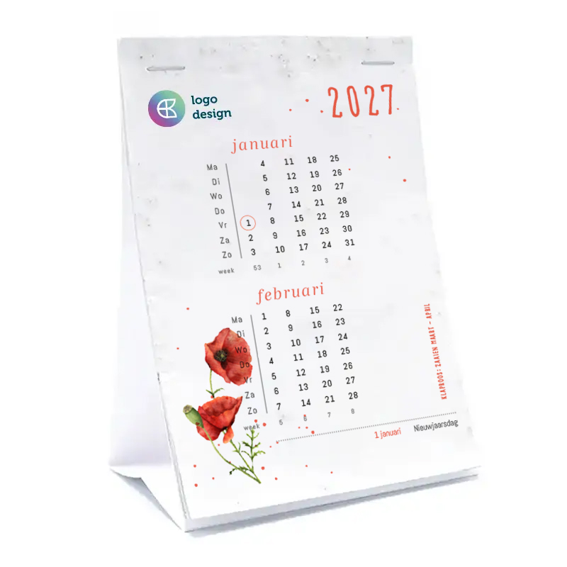 Groeipapier scheurkalender