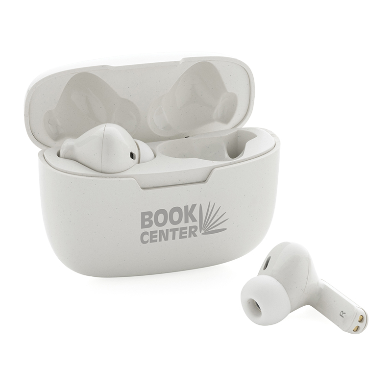 Draadloze oordoppen gerecycled plastic