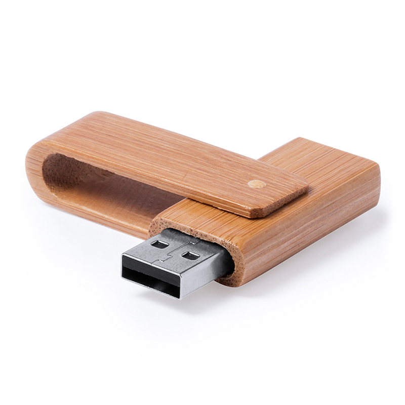 USB van bamboe hout - Afbeelding 4