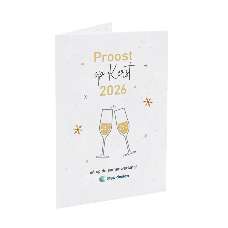 Groeipapier kerstkaart