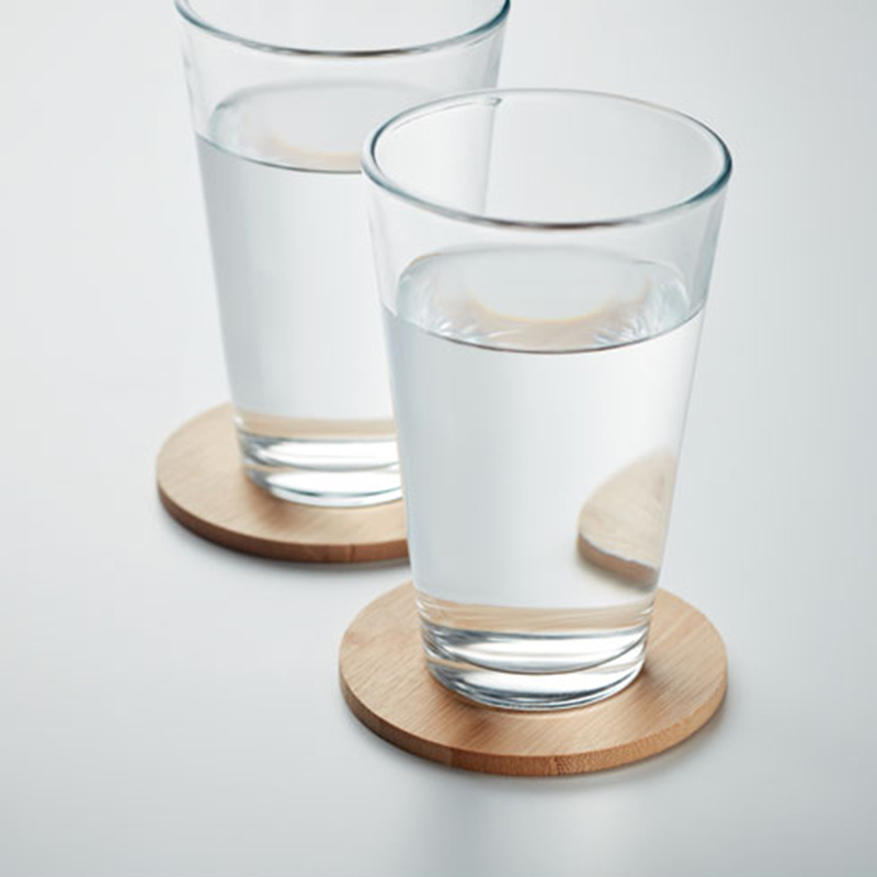 Bamboe onderzetters set - Afbeelding 3