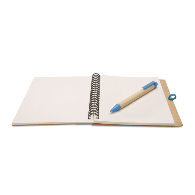 Gerecycled notitieboek met balpen - Afbeelding 2
