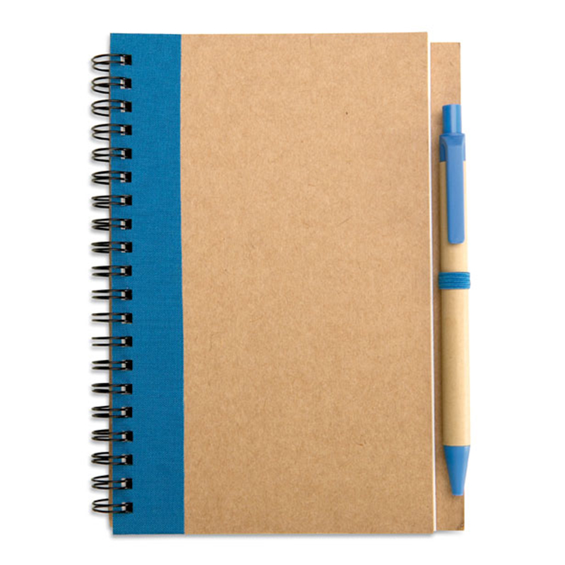 Gerecycled notitieboek met balpen - Afbeelding 7