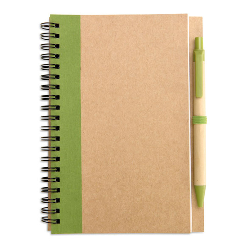 Gerecycled notitieboek met balpen - Afbeelding 6