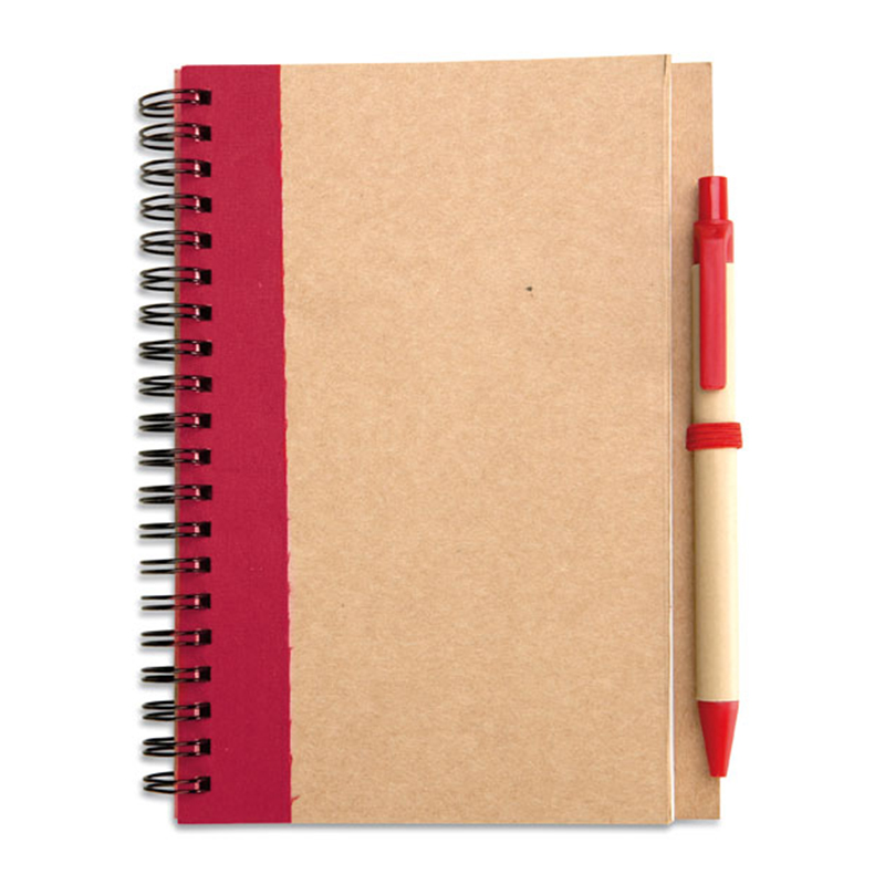 Gerecycled notitieboek met balpen - Afbeelding 5