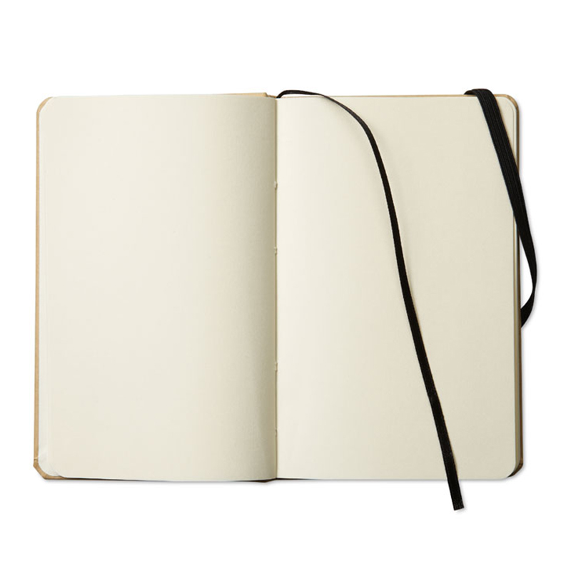 paper&you® notitieboek A5 geruit met elastiek Minty Leaves 156 pagina's, 78 vel, als dagboek, agenda, Journal - duurzaam & klimaatvriendelijk