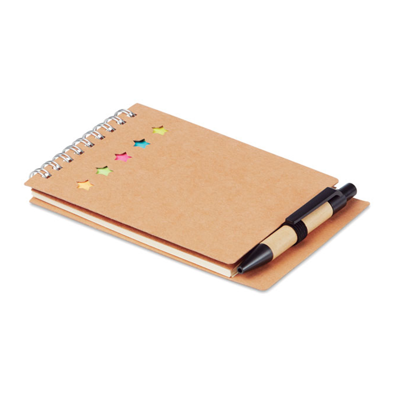 Gerecycled notitieboekje met memoblok - Afbeelding 4