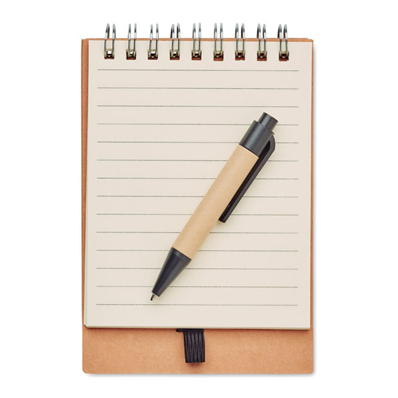 Gerecycled notitieboekje met memoblok - Afbeelding 3