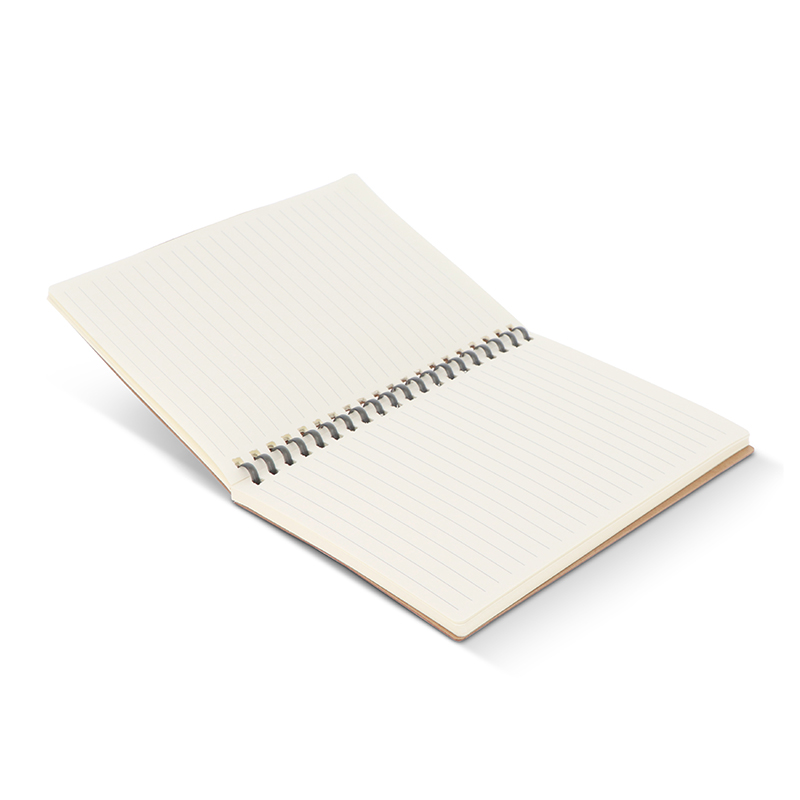 Notitieboekje gerecycled leer - Afbeelding 3