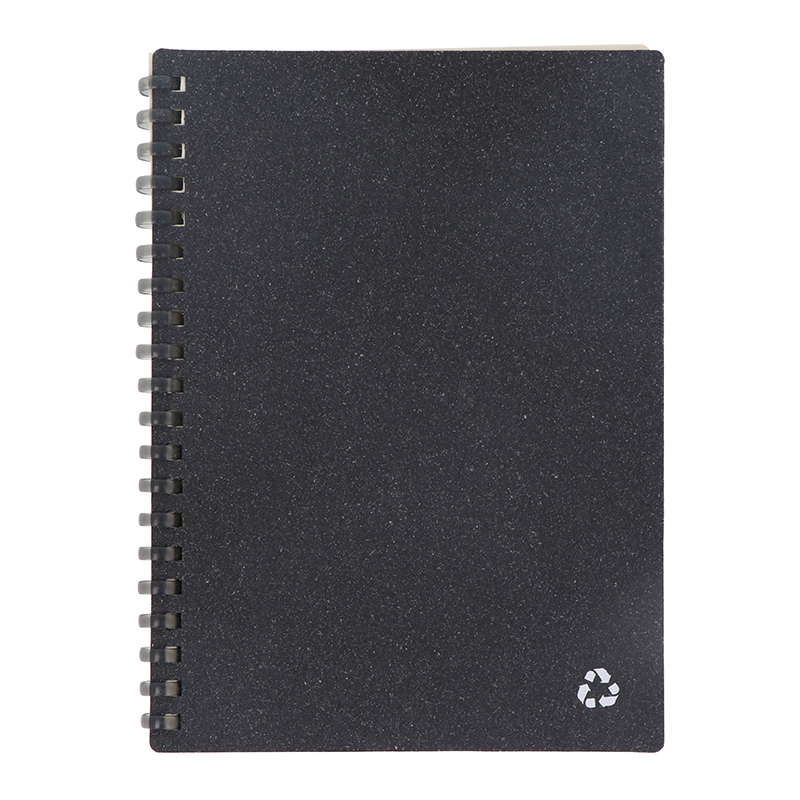 Notitieboekje gerecycled leer - Afbeelding 4
