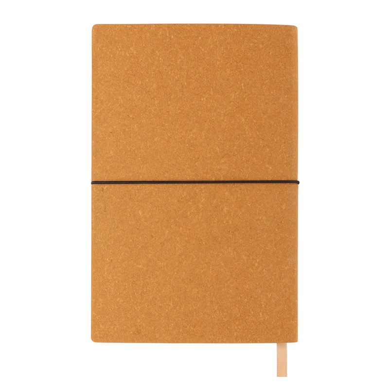 Notitieboek A5 gerecycled leer - Afbeelding 2