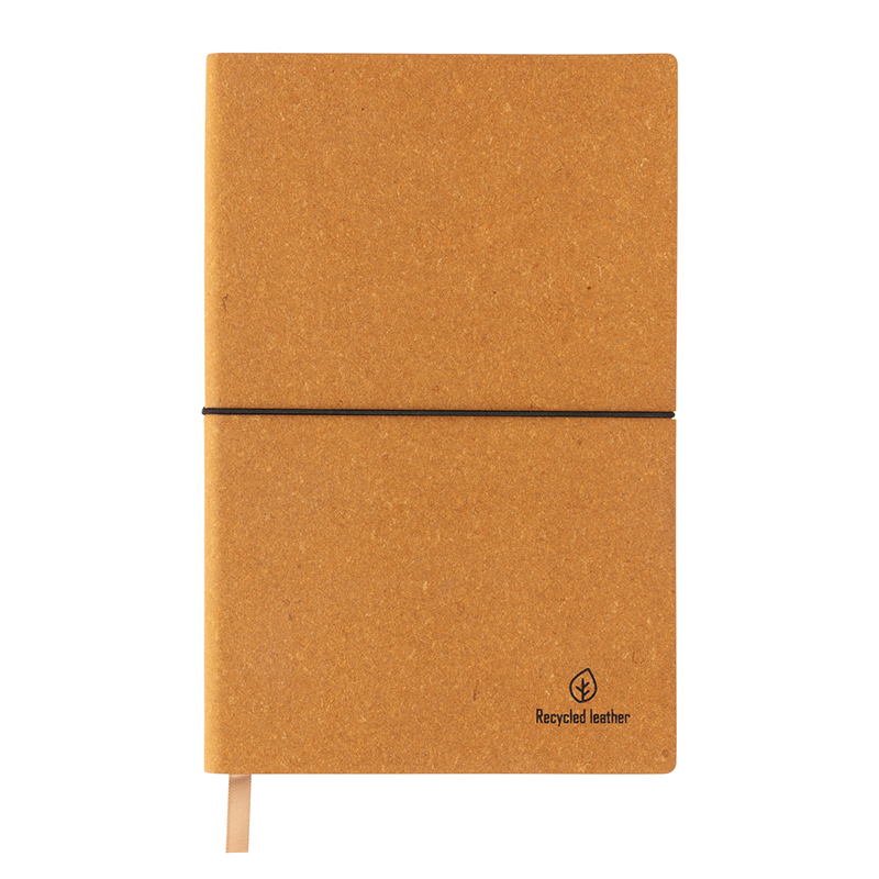 Notitieboek A5 gerecycled leer - Afbeelding 8