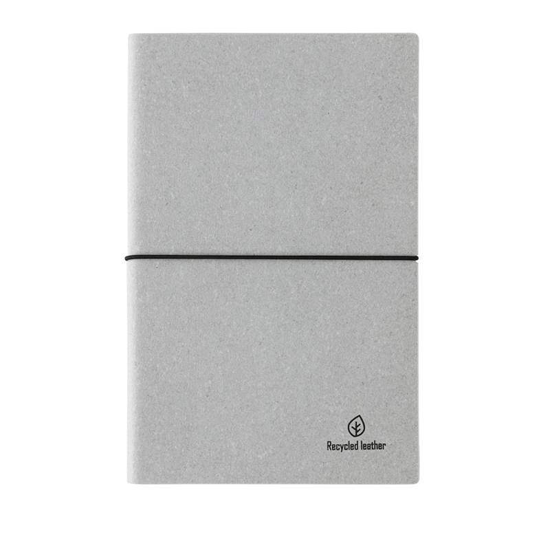 Notitieboek A5 gerecycled leer - Afbeelding 7