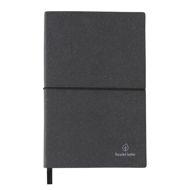 Notitieboek A5 gerecycled leer - Afbeelding 6