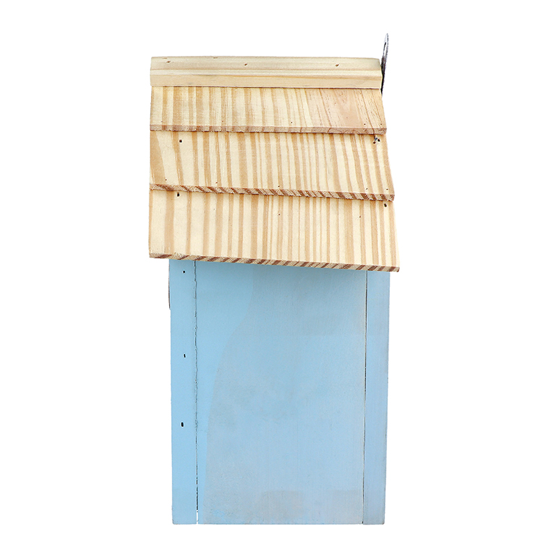 Lifetime 4x houten vogelhuisje/nestkastje met groen dak 24 cm