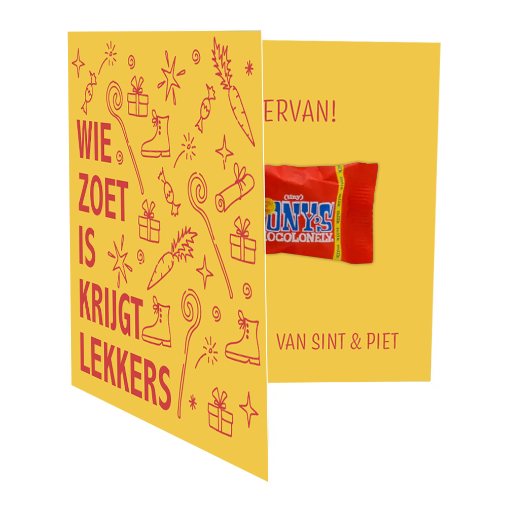 Sinterklaaskaart met Tiny Tony - Afbeelding 4