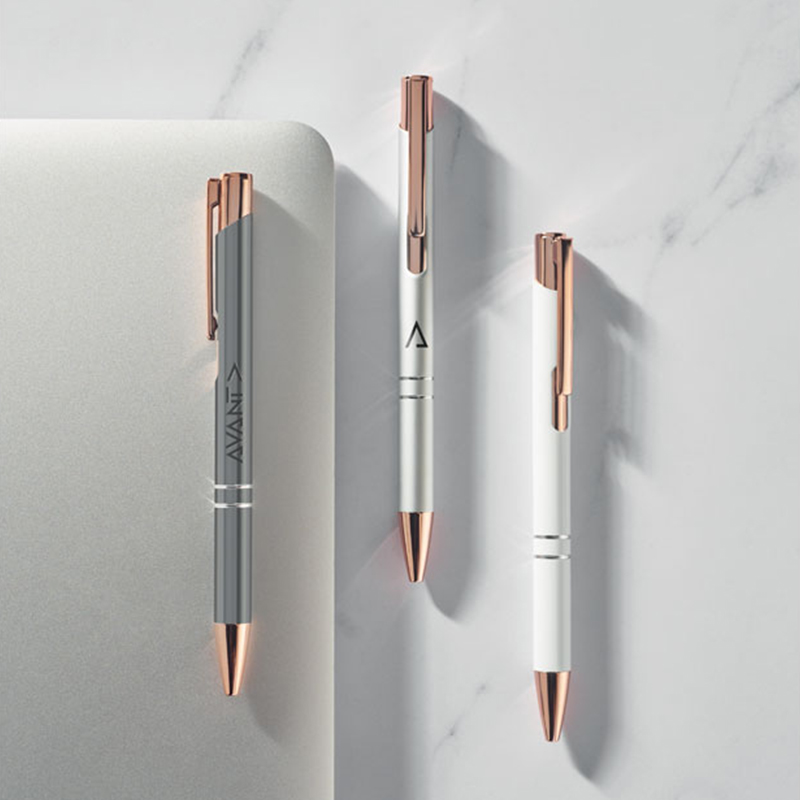 Aluminium roségouden pen - Afbeelding 3
