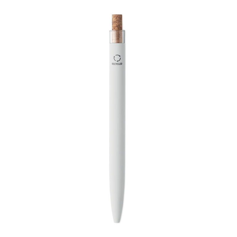 Pen gerecycled aluminium met kurk - Afbeelding 2