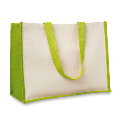Shopper canvas en jute - Afbeelding 6