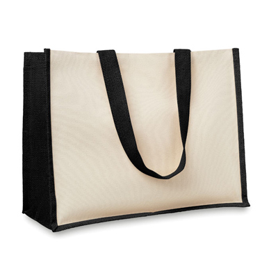 Shopper canvas en jute - Afbeelding 5