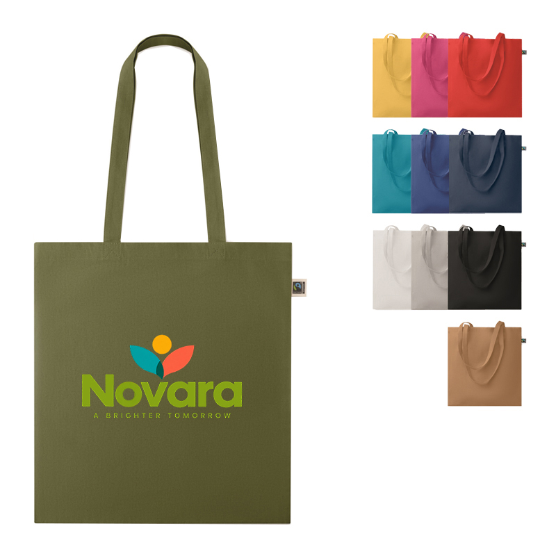 Fairtrade gekleurde draagtas