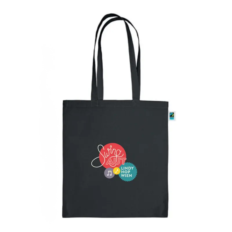Draagtas fairtrade zwart
