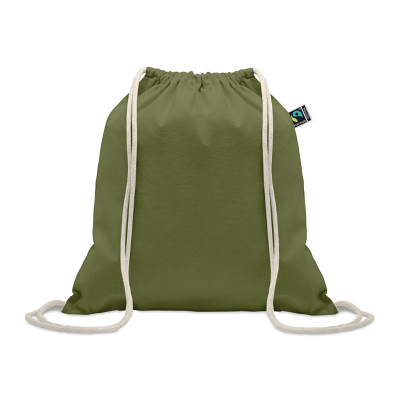 Fairtrade katoenen trekkoordtas - Afbeelding 2