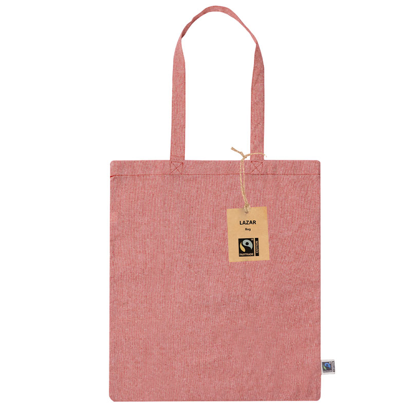 Fairtrade tas gerecycled katoen - Afbeelding 6