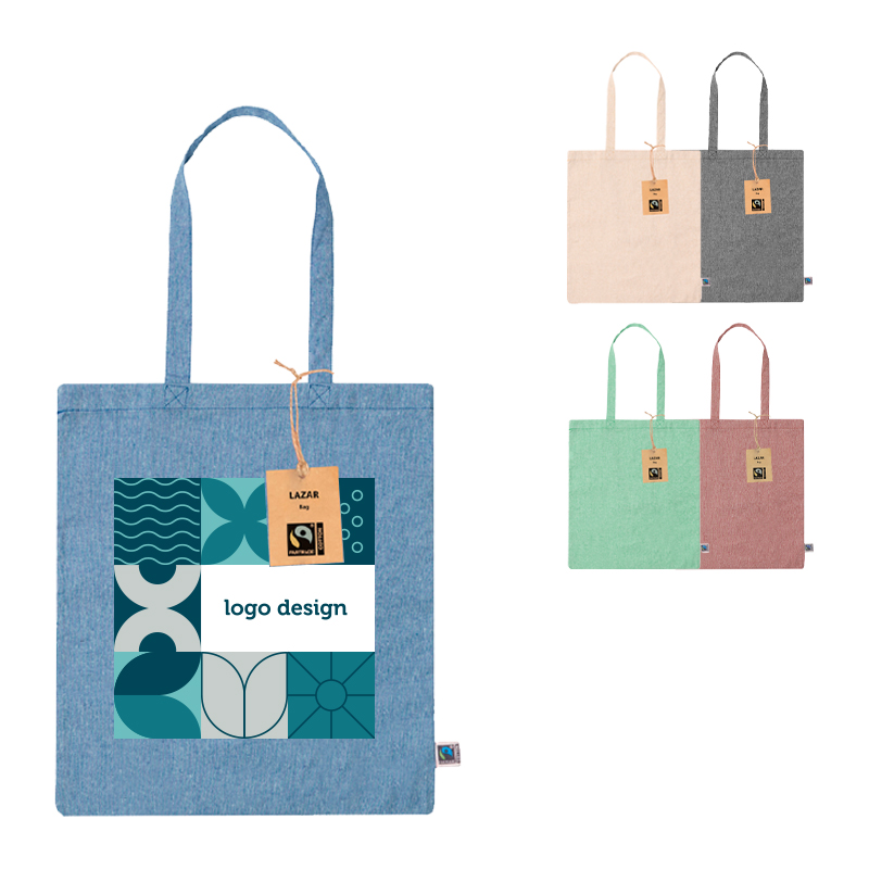 Fairtrade tas gerecycled katoen