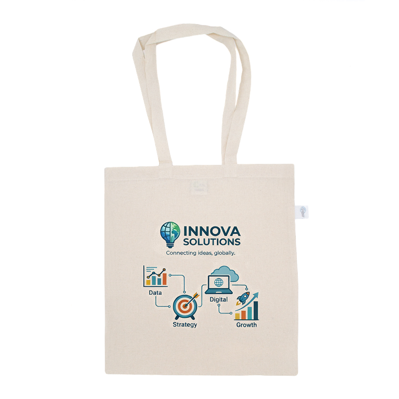 Full colour draagtas gerecycled katoen