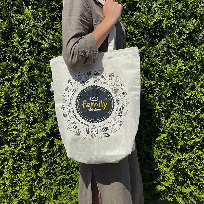 Full colour canvas shopper - Afbeelding 5
