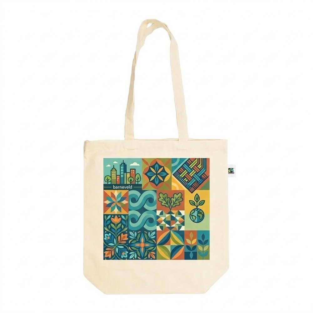 Full colour canvas shopper