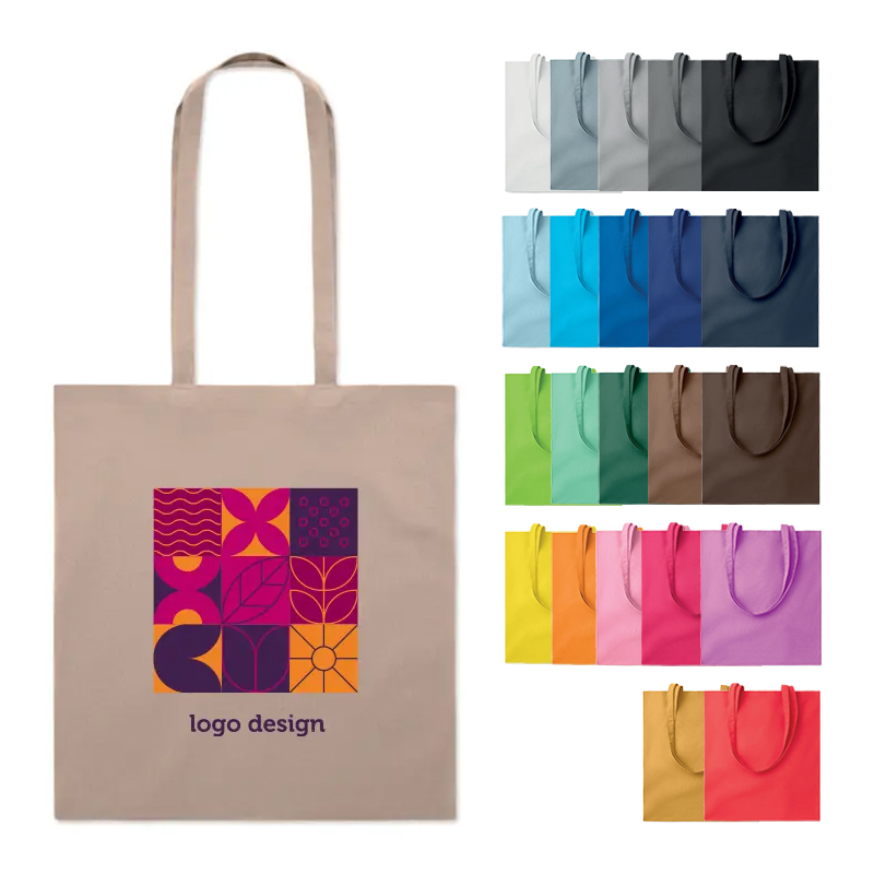 Gekleurde katoenen tas