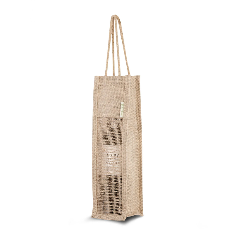 G2PLUS 12 Pcs Burlap Wine Bottle Bags, 16 x 36 cm Hessian Burlap Wine