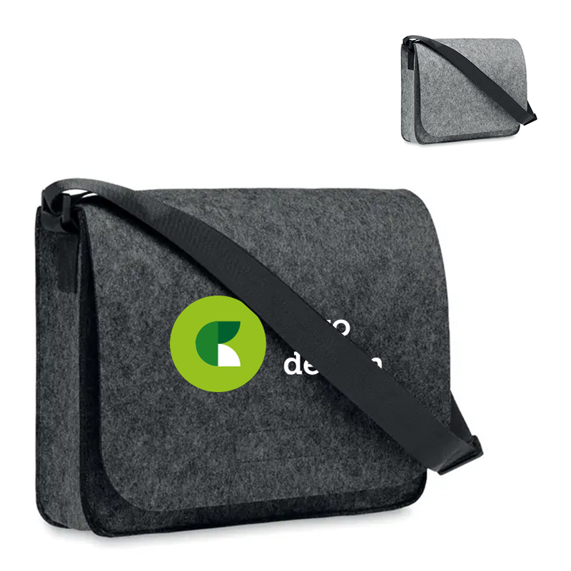 RPET vilten laptoptas