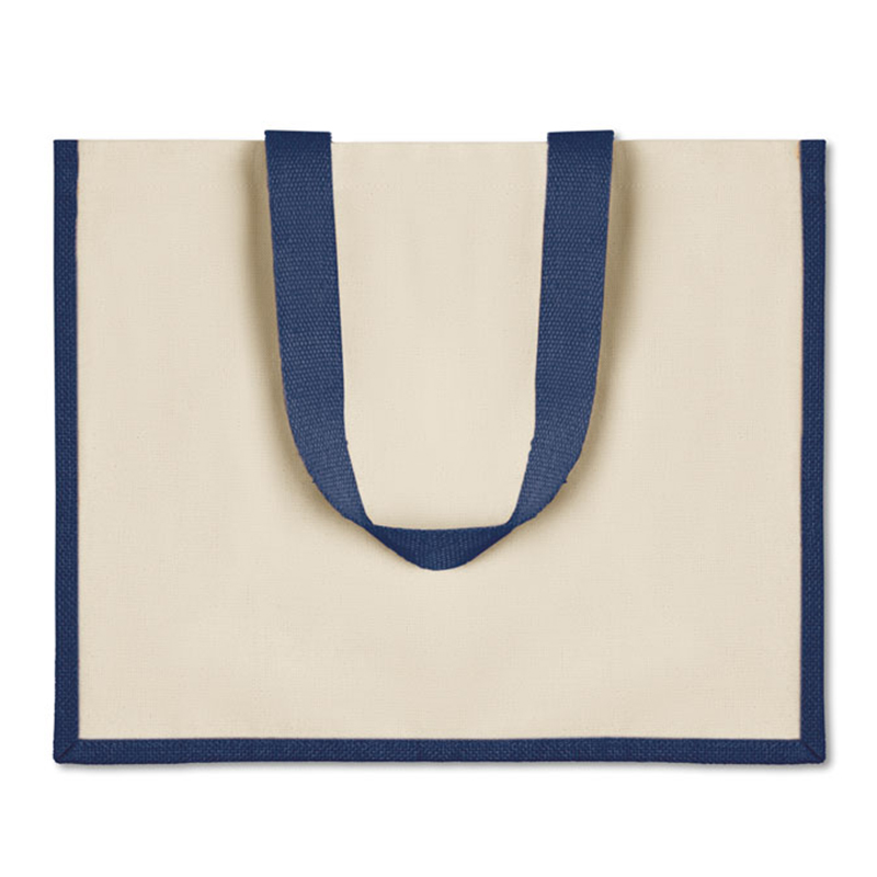 Shopper canvas en jute - Afbeelding 3